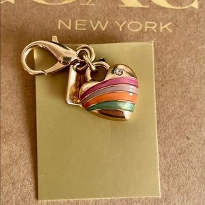 Coach Heart Charm NEW!
